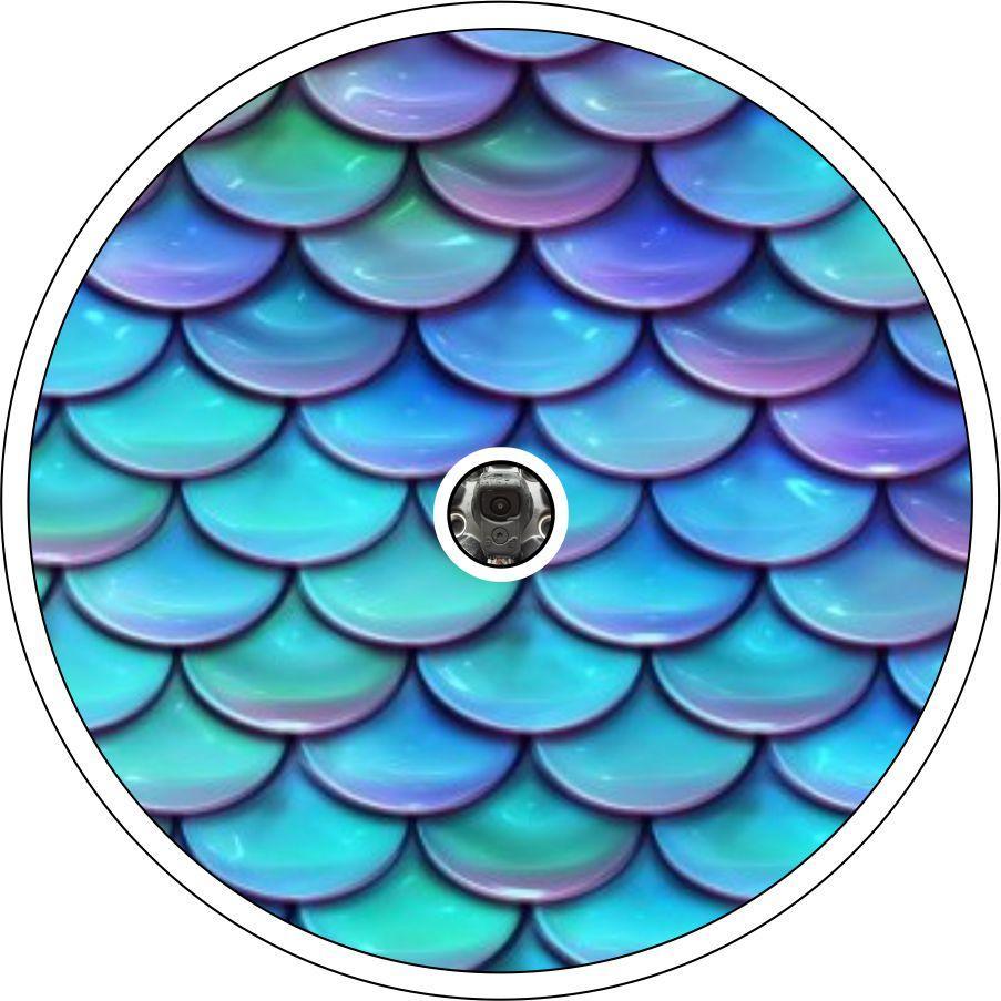 Iridescent Mermaid Scales-duckduckjeep-offroad-wrangler-gladiator-3d-jeep duck-custom duck-Jeep-The Quacktory-Fun Jeep Ducks-Ducks4Jeep