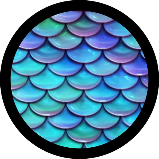 Iridescent Mermaid Scales-duckduckjeep-offroad-wrangler-gladiator-3d-jeep duck-custom duck-Jeep-The Quacktory-Fun Jeep Ducks-Ducks4Jeep