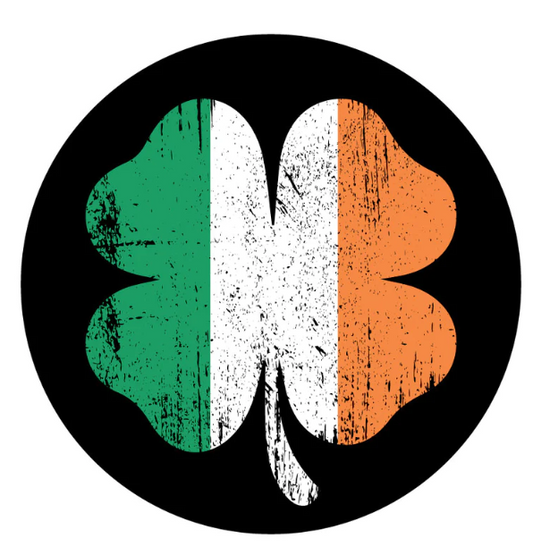 Irish Flag Shamrock Spare Tire Cover-duckduckjeep-offroad-wrangler-gladiator-3d-jeep duck-custom duck-Jeep-The Quacktory-Fun Jeep Ducks-Ducks4Jeep
