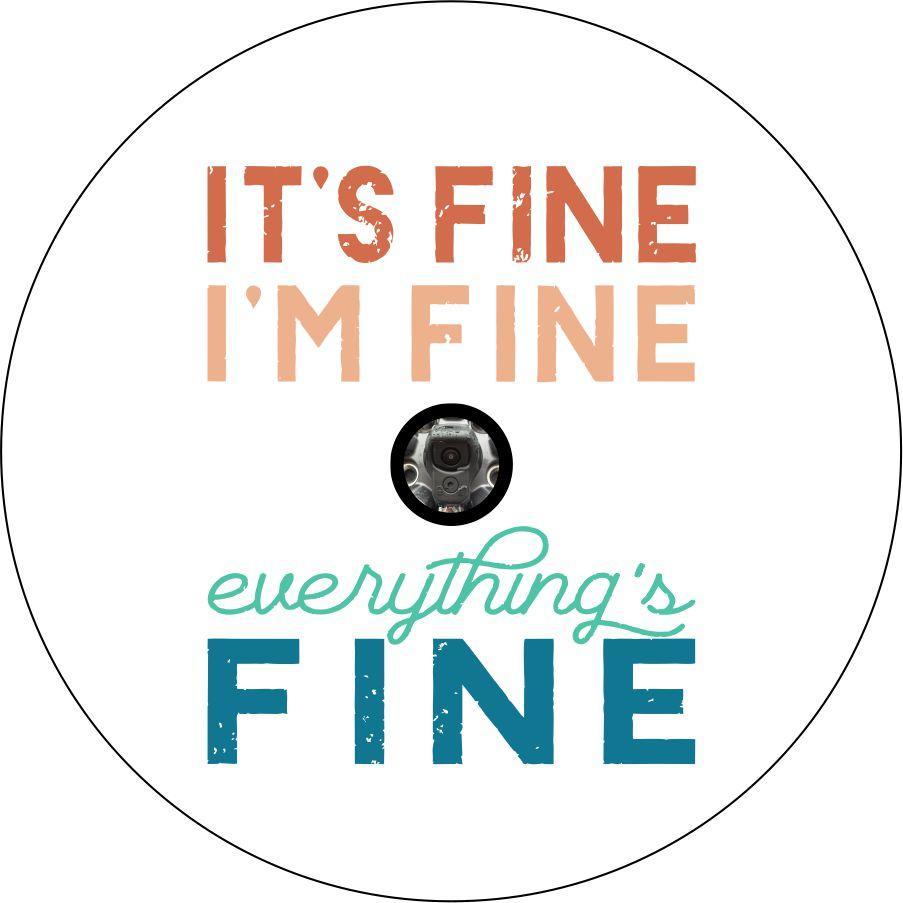 It's fine, I'm Fine, Everything's Fine Quote-duckduckjeep-offroad-wrangler-gladiator-3d-jeep duck-custom duck-Jeep-The Quacktory-Fun Jeep Ducks-Ducks4Jeep