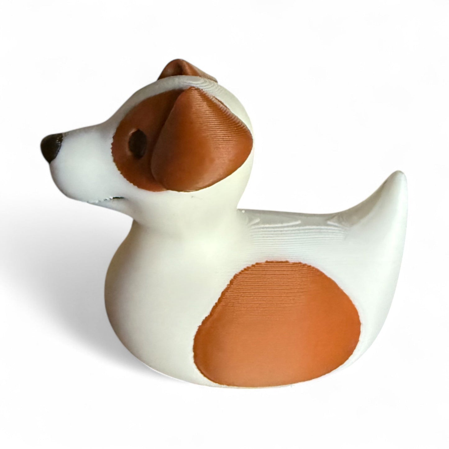 Jack Russell Duck – 3D-Printed Duck Inspired by the Energetic Terrier Breed for Vehicle Dashboard