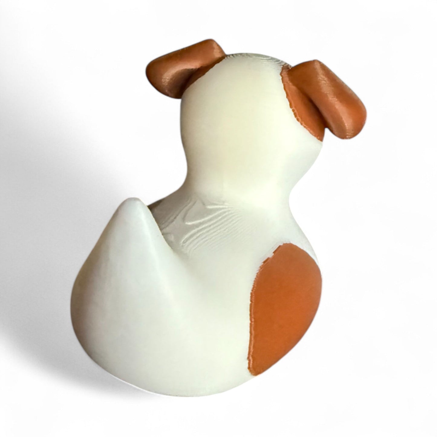 Jack Russell Duck – 3D-Printed Duck Inspired by the Energetic Terrier Breed for Vehicle Dashboard