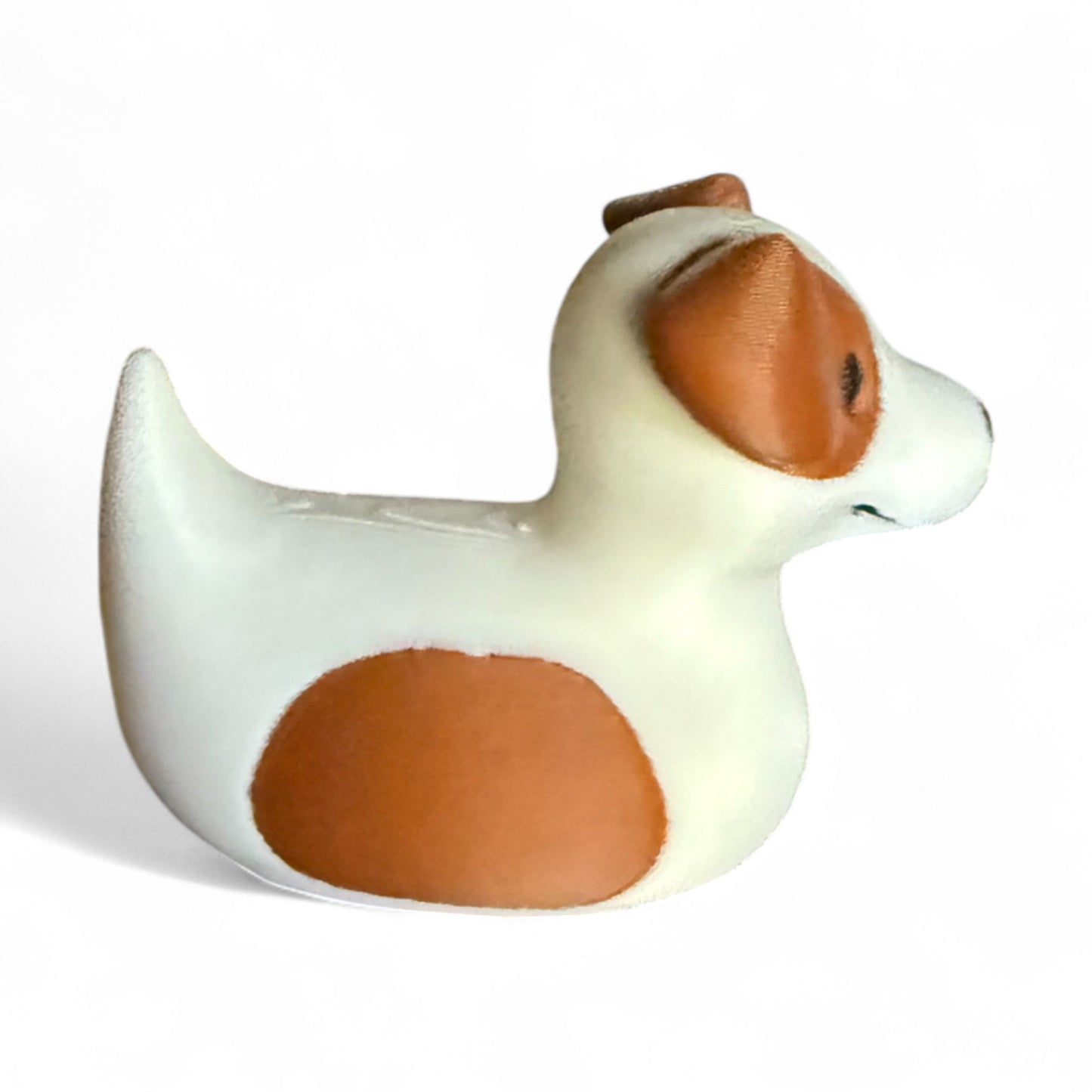 Jack Russell Duck – 3D-Printed Duck Inspired by the Energetic Terrier Breed for Vehicle Dashboard