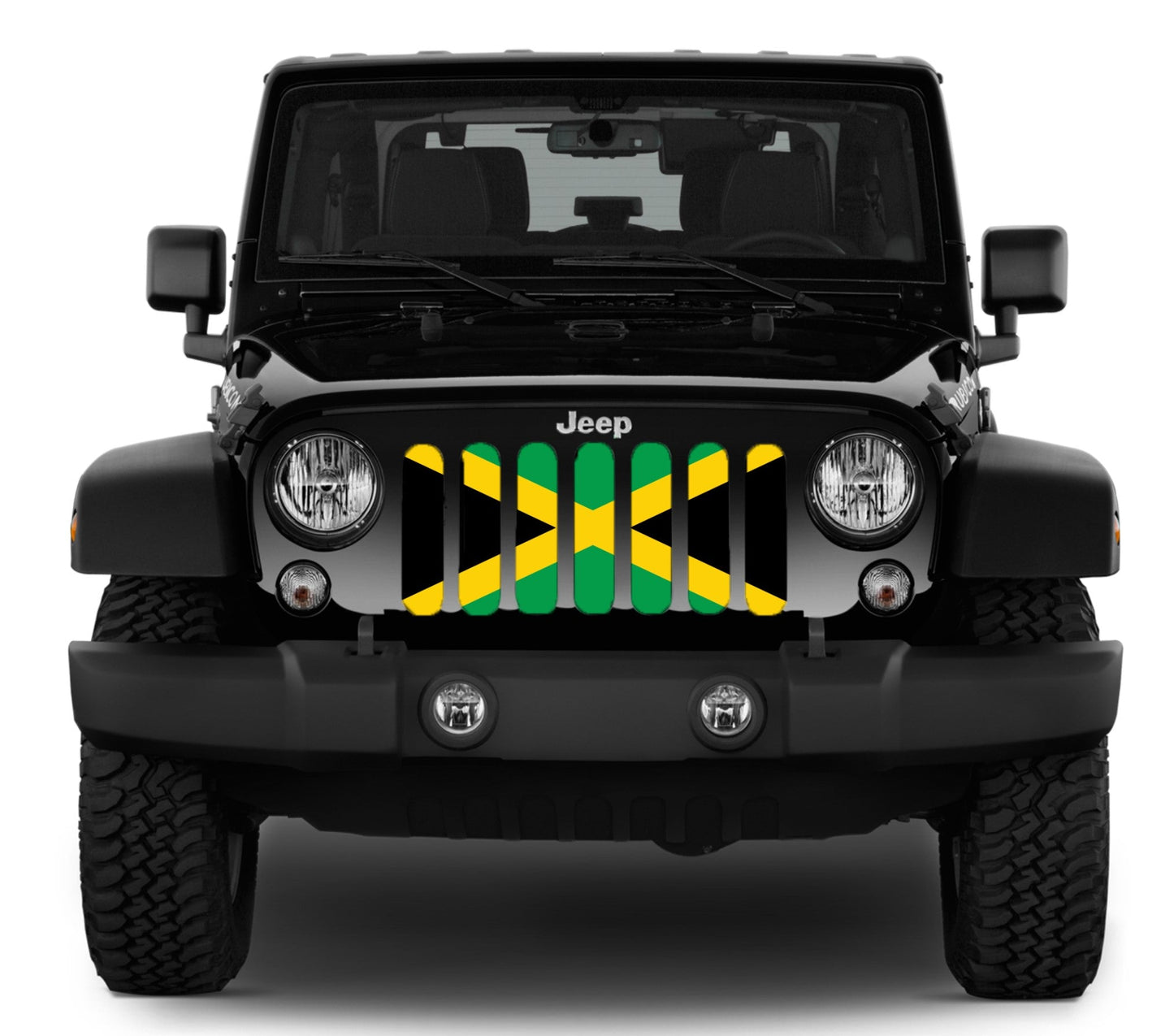 Jamaican Flag Grille Insert