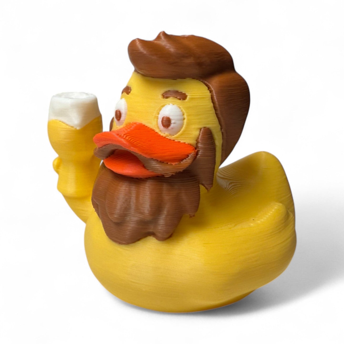 Jamie the IPA Duck – 3D-Printed Beer-Loving Duck with a Crafty Vibe and Mug
