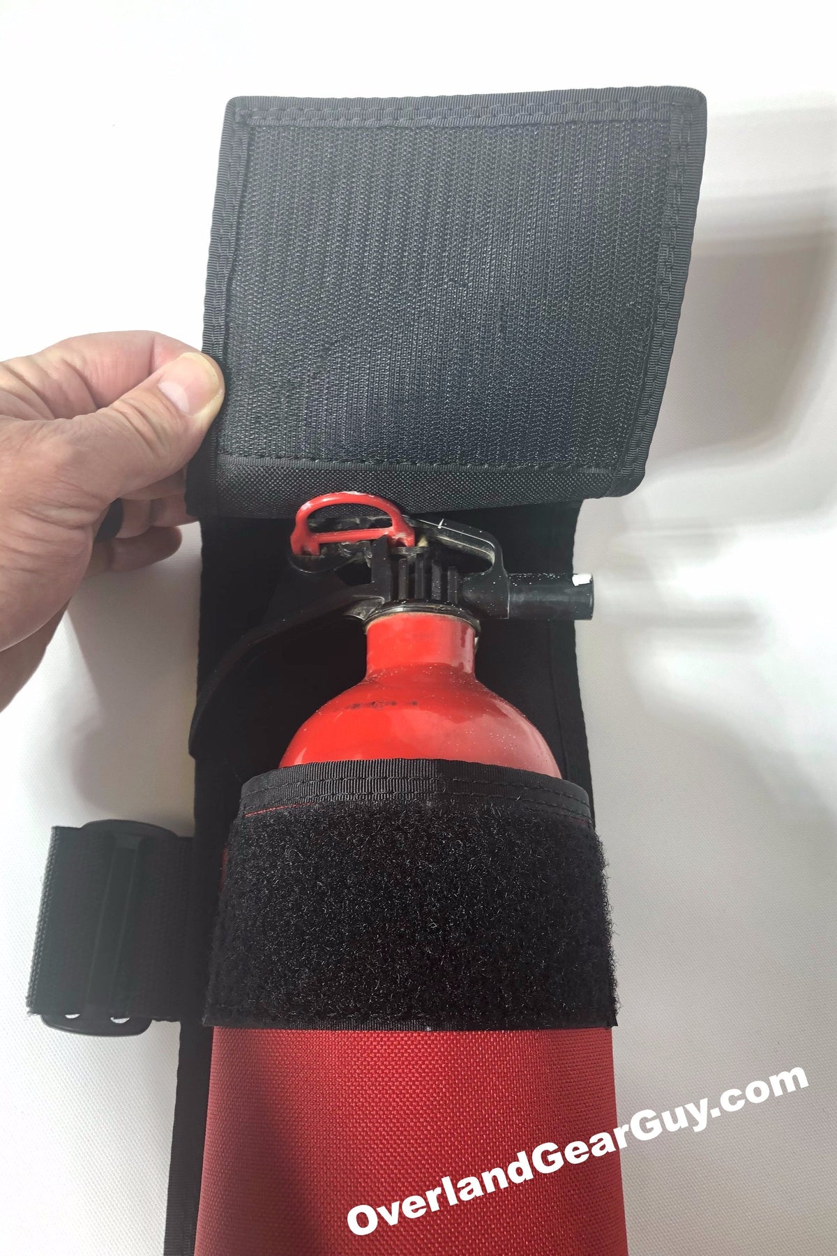 Jeep Fire Extinguisher Pouch Roll Bar-duckduckjeep-offroad-wrangler-gladiator-3d-jeep duck-custom duck-Jeep-The Quacktory-Fun Jeep Ducks-Ducks4Jeep