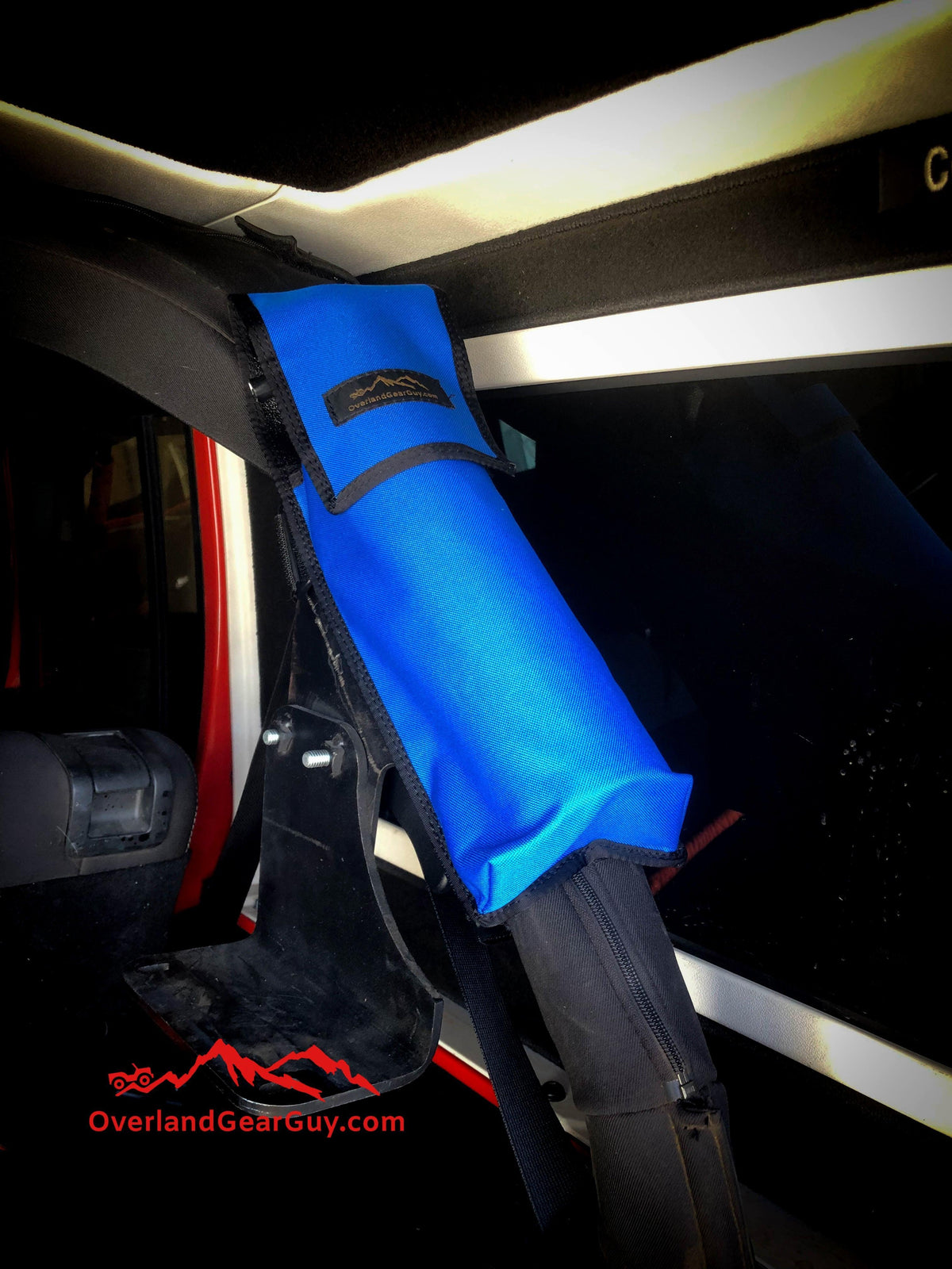 Jeep Fire Extinguisher Pouch Roll Bar-duckduckjeep-offroad-wrangler-gladiator-3d-jeep duck-custom duck-Jeep-The Quacktory-Fun Jeep Ducks-Ducks4Jeep