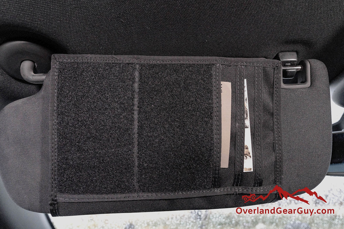 Jeep Gladiator MOLLE Visor Organizer - Tacoma Visor-duckduckjeep-offroad-wrangler-gladiator-3d-jeep duck-custom duck-Jeep-The Quacktory-Fun Jeep Ducks-Ducks4Jeep