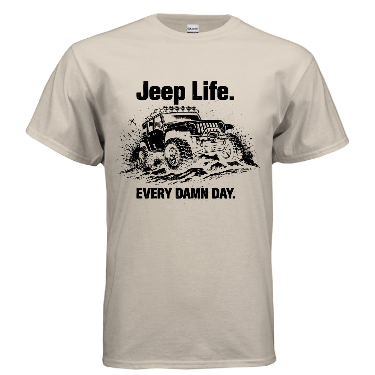 Jeep Life Every Damn Day Shirt-duckduckjeep-offroad-wrangler-gladiator-3d-jeep duck-custom duck-Jeep-The Quacktory-Fun Jeep Ducks-Ducks4Jeep