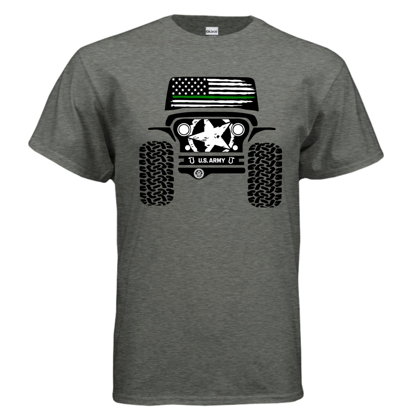 Jeep Military Shirt - Army-duckduckjeep-offroad-wrangler-gladiator-3d-jeep duck-custom duck-Jeep-The Quacktory-Fun Jeep Ducks-Ducks4Jeep