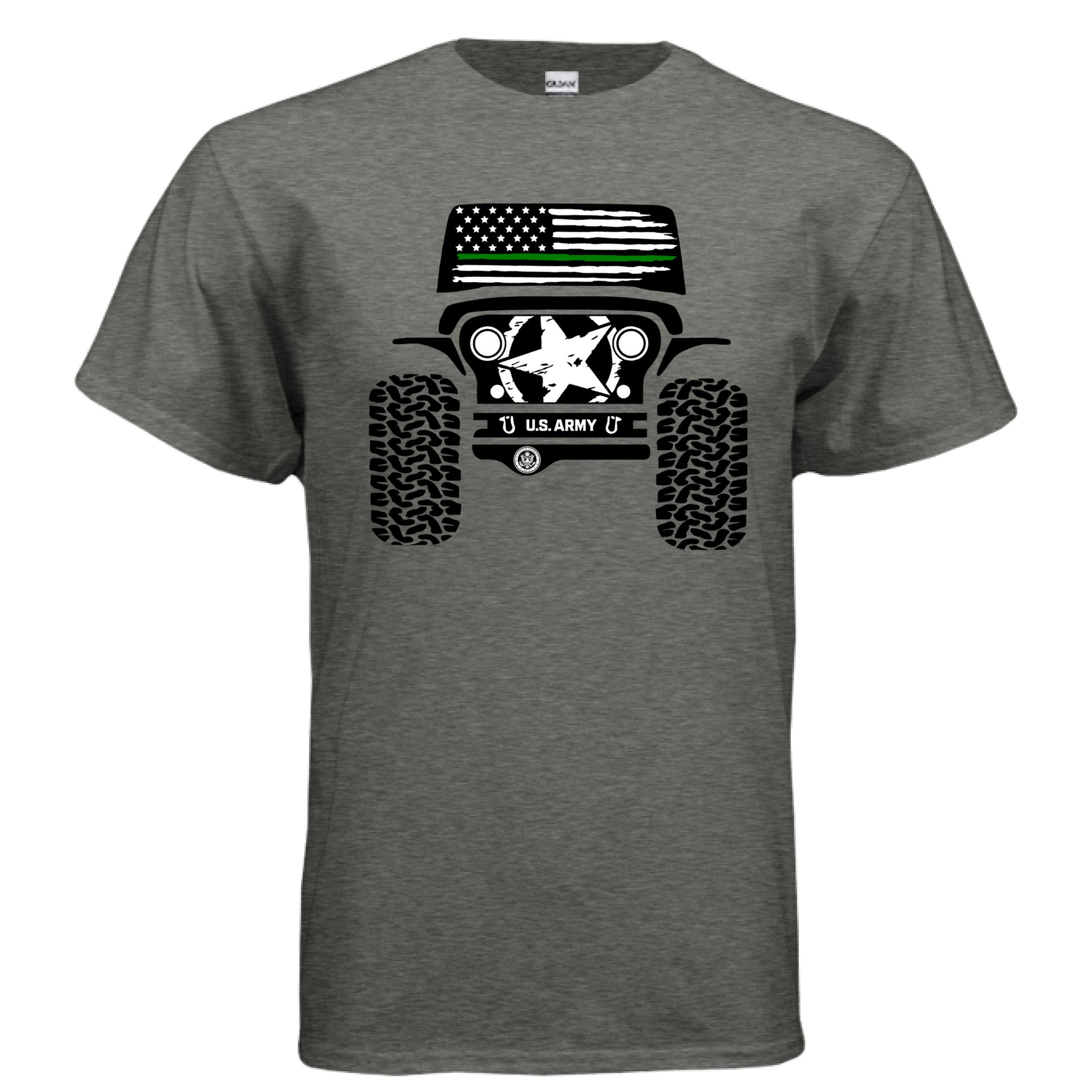 Jeep Military Shirt - Army-duckduckjeep-offroad-wrangler-gladiator-3d-jeep duck-custom duck-Jeep-The Quacktory-Fun Jeep Ducks-Ducks4Jeep