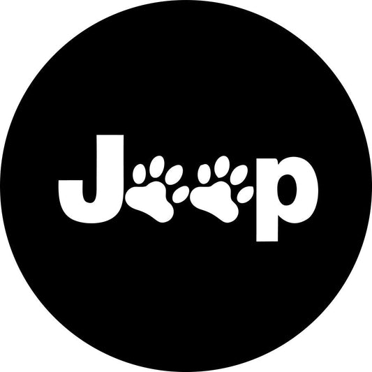 Jeep Paw Spare Tire Cover for Jeep Wrangler-duckduckjeep-offroad-wrangler-gladiator-3d-jeep duck-custom duck-Jeep-The Quacktory-Fun Jeep Ducks-Ducks4Jeep