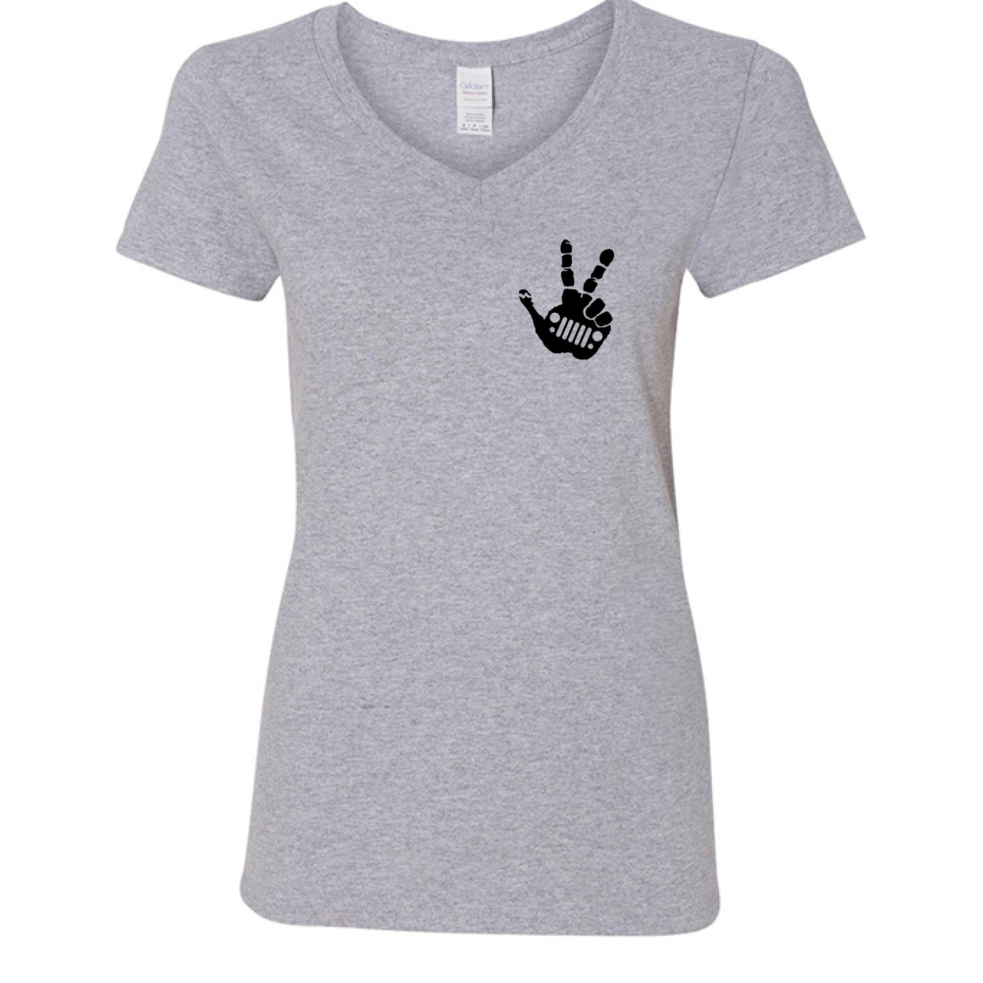 Jeep Wave Shirt - Ladies-duckduckjeep-offroad-wrangler-gladiator-3d-jeep duck-custom duck-Jeep-The Quacktory-Fun Jeep Ducks-Ducks4Jeep