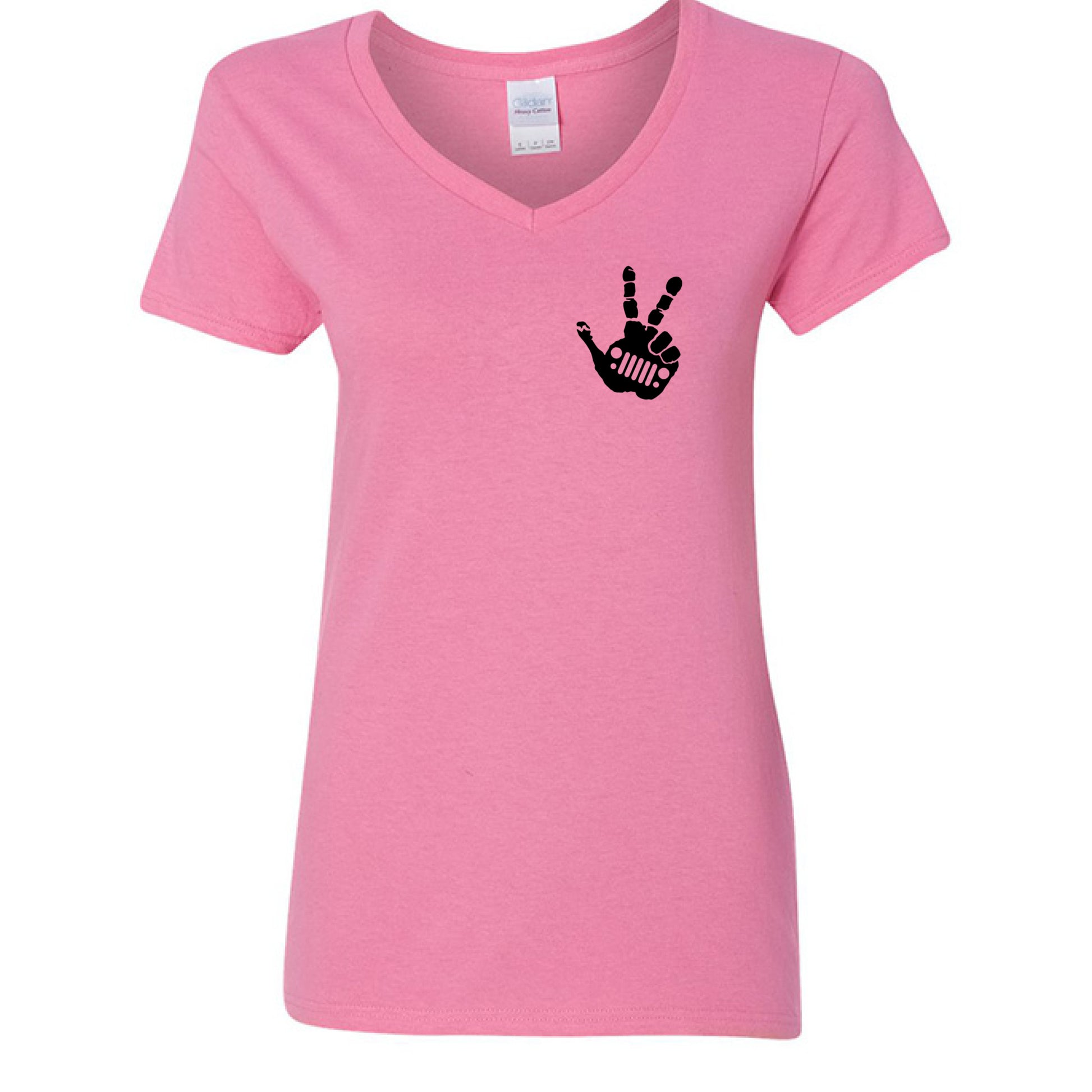 Jeep Wave Shirt - Ladies-duckduckjeep-offroad-wrangler-gladiator-3d-jeep duck-custom duck-Jeep-The Quacktory-Fun Jeep Ducks-Ducks4Jeep