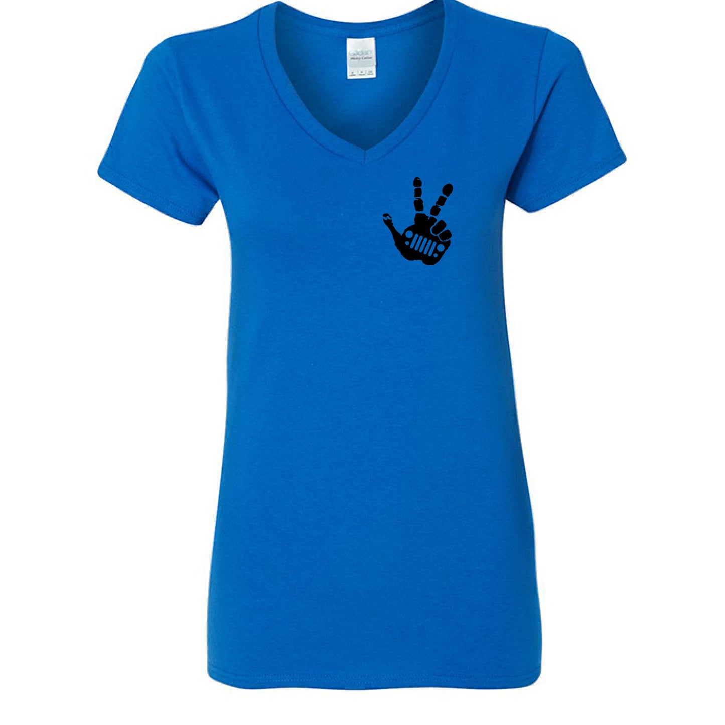 Jeep Wave Shirt - Ladies-duckduckjeep-offroad-wrangler-gladiator-3d-jeep duck-custom duck-Jeep-The Quacktory-Fun Jeep Ducks-Ducks4Jeep