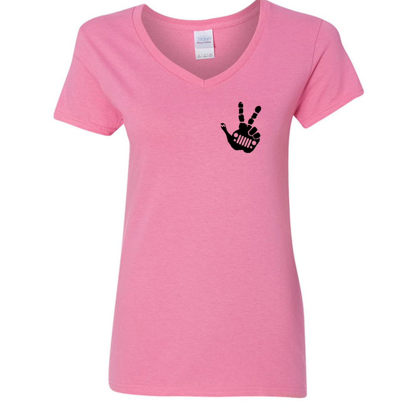 Jeep Wave Shirt - Ladies-duckduckjeep-offroad-wrangler-gladiator-3d-jeep duck-custom duck-Jeep-The Quacktory-Fun Jeep Ducks-Ducks4Jeep