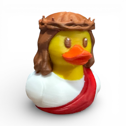 Jesus Duck - 3D Printed Collectible Duck-duckduckjeep-offroad-wrangler-gladiator-3d-jeep duck-custom duck-Jeep-The Quacktory-Fun Jeep Ducks-Ducks4Jeep