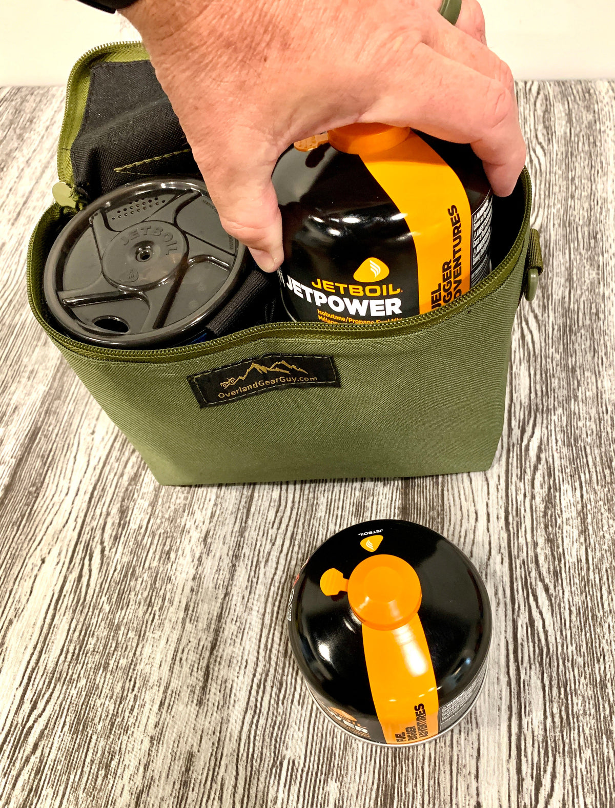 JetBoil Pouch Jet Boil Fuel Pouch-duckduckjeep-offroad-wrangler-gladiator-3d-jeep duck-custom duck-Jeep-The Quacktory-Fun Jeep Ducks-Ducks4Jeep