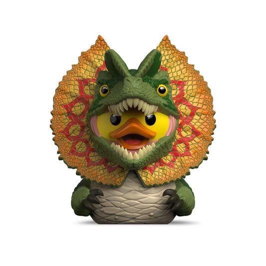 Jurassic Park: Dilophosaurus TUBBZ (Mini Edition)-duckduckjeep-offroad-wrangler-gladiator-3d-jeep duck-custom duck-Jeep-The Quacktory-Fun Jeep Ducks-Ducks4Jeep