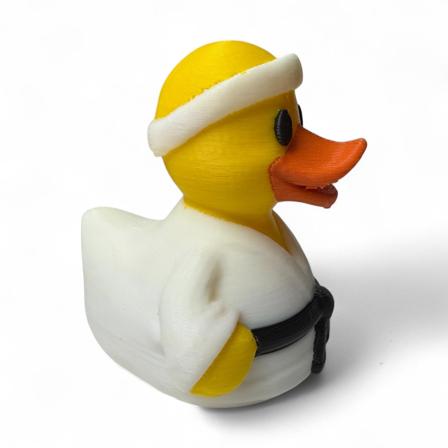 Karate Duck – 3D-Printed Martial Arts Duck with Black Belt Energy