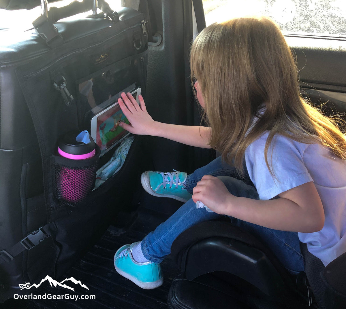Kid Caddy Seat Organizer-duckduckjeep-offroad-wrangler-gladiator-3d-jeep duck-custom duck-Jeep-The Quacktory-Fun Jeep Ducks-Ducks4Jeep