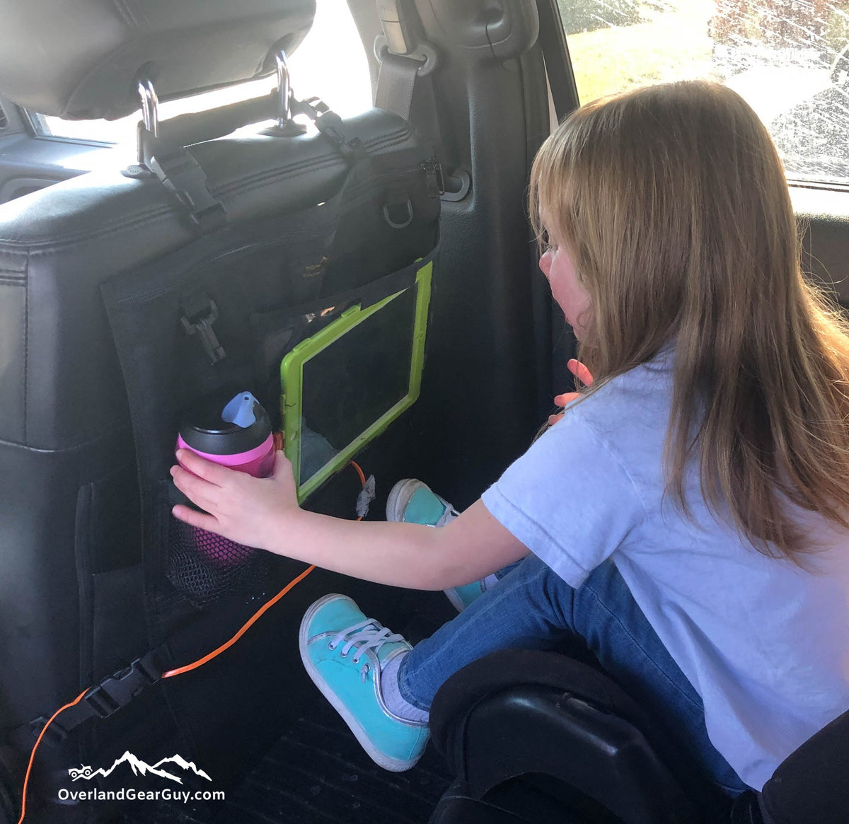 Kid Caddy Seat Organizer-duckduckjeep-offroad-wrangler-gladiator-3d-jeep duck-custom duck-Jeep-The Quacktory-Fun Jeep Ducks-Ducks4Jeep