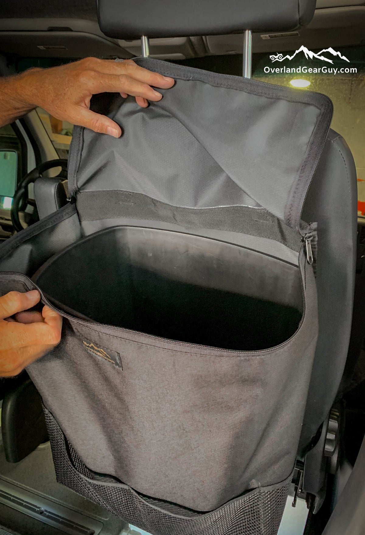 Large Headrest Trash Bag-duckduckjeep-offroad-wrangler-gladiator-3d-jeep duck-custom duck-Jeep-The Quacktory-Fun Jeep Ducks-Ducks4Jeep