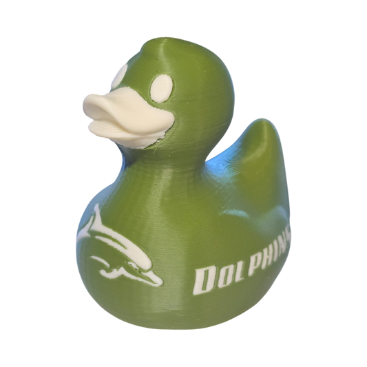 Le Moyne Dolphins Duck-duckduckjeep-offroad-wrangler-gladiator-3d-jeep duck-custom duck-Jeep-The Quacktory-Fun Jeep Ducks-Ducks4Jeep