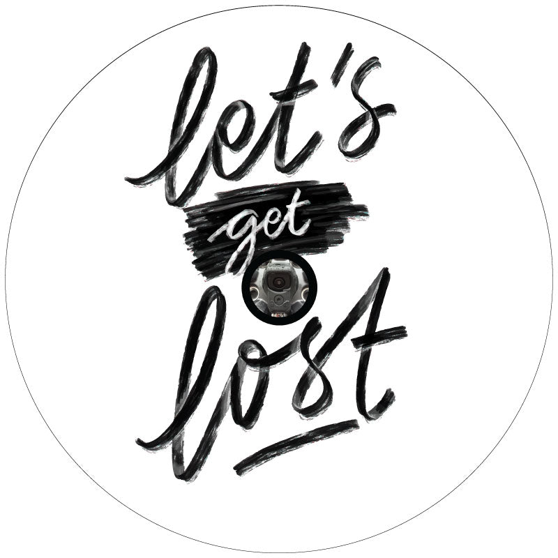 Let's Get Lost - Spare Tire Cover - RV, Camper, Jeep, Bronco, Trailer, Range Rover, Motorcoach-duckduckjeep-offroad-wrangler-gladiator-3d-jeep duck-custom duck-Jeep-The Quacktory-Fun Jeep Ducks-Ducks4Jeep