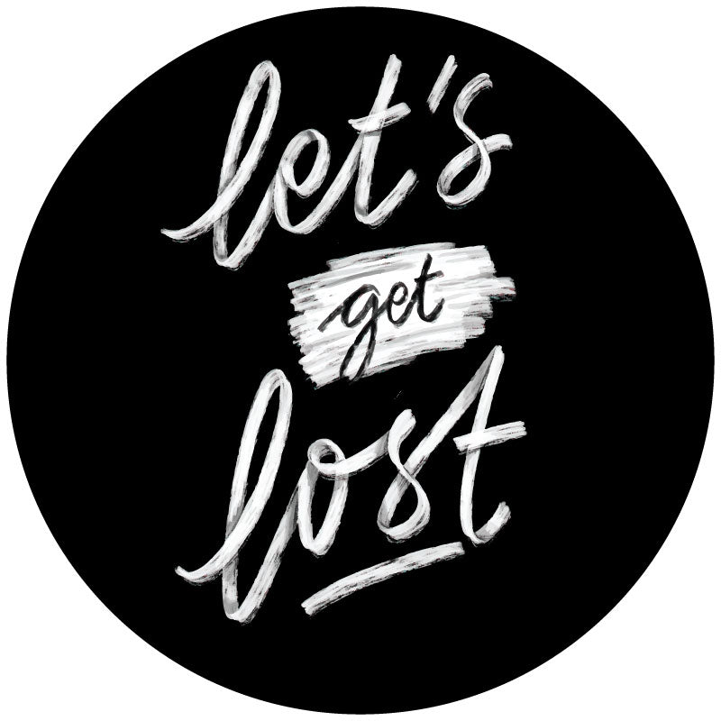 Let's Get Lost - Spare Tire Cover - RV, Camper, Jeep, Bronco, Trailer, Range Rover, Motorcoach-duckduckjeep-offroad-wrangler-gladiator-3d-jeep duck-custom duck-Jeep-The Quacktory-Fun Jeep Ducks-Ducks4Jeep