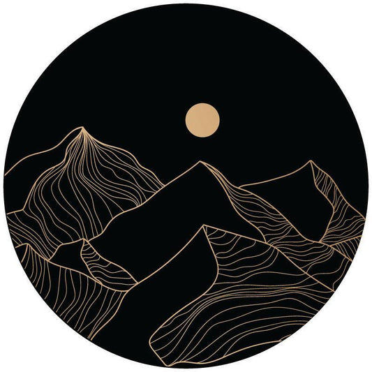 Linear Mountain Landscape Spare Tire Cover for Campers, RV, Jeep, Bronco, Van, & More-duckduckjeep-offroad-wrangler-gladiator-3d-jeep duck-custom duck-Jeep-The Quacktory-Fun Jeep Ducks-Ducks4Jeep