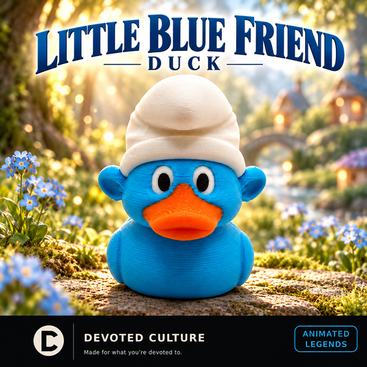 Little Blue Friend Duck – Animated Legends-duckduckjeep-offroad-wrangler-gladiator-3d-jeep duck-custom duck-Jeep-The Quacktory-Fun Jeep Ducks-Ducks4Jeep