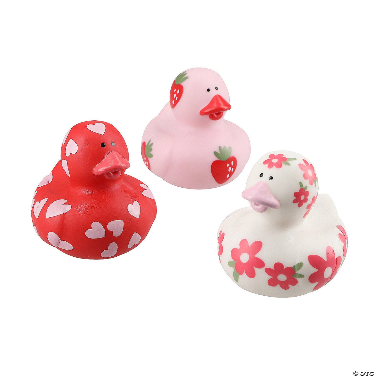 Love in Bloom Hearts, Strawberries & Flowers Rubber Ducks-duckduckjeep-offroad-wrangler-gladiator-3d-jeep duck-custom duck-Jeep-The Quacktory-Fun Jeep Ducks-Ducks4Jeep