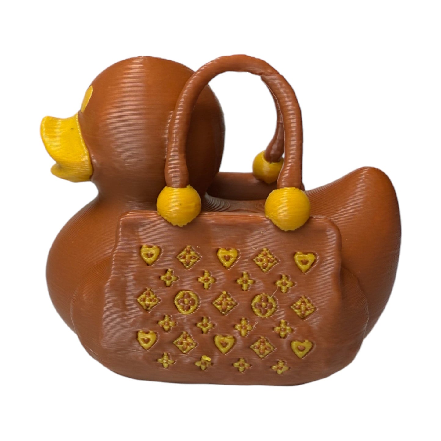 Luxury Purse Duck – 3D-Printed Duck with Chic Handbag-Inspired Style