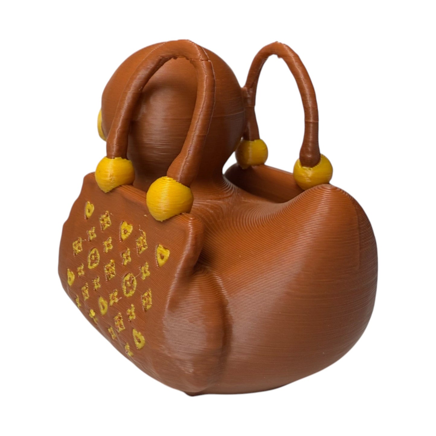 Luxury Purse Duck – 3D-Printed Duck with Chic Handbag-Inspired Style