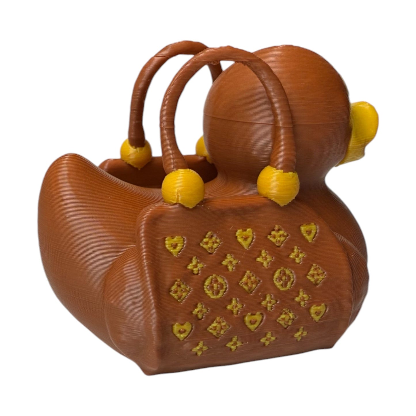 Luxury Purse Duck – 3D-Printed Duck with Chic Handbag-Inspired Style
