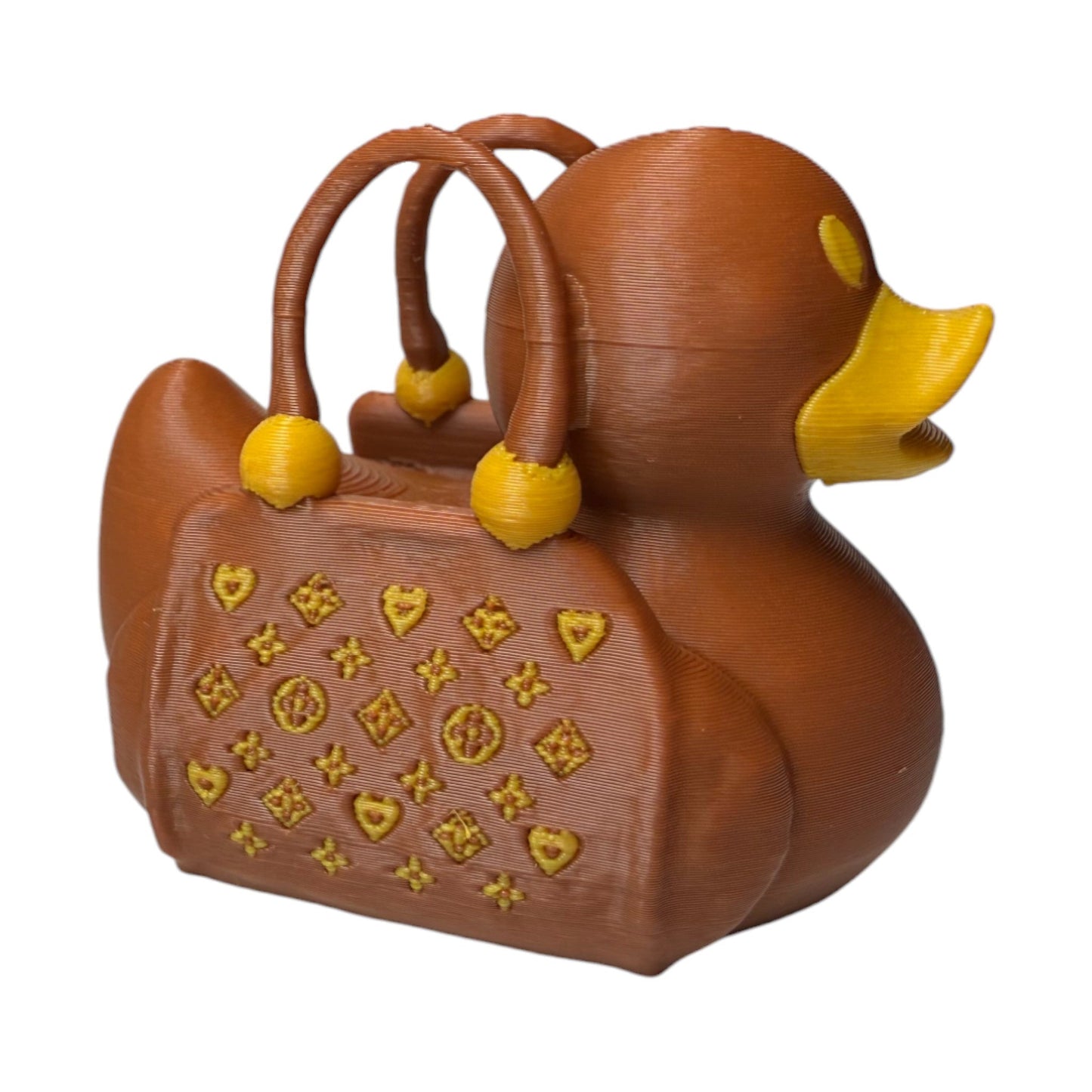 Luxury Purse Duck – 3D-Printed Duck with Chic Handbag-Inspired Style