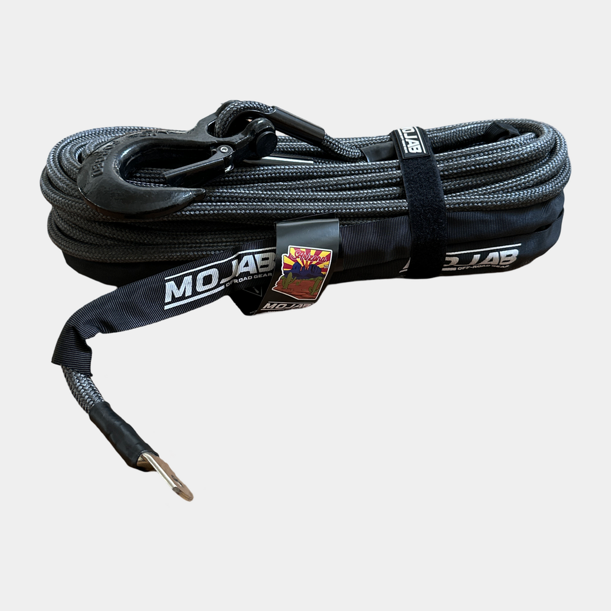 MOJAB 1/2'' x 78' Double Braided Winch Rope with Forged Hook-duckduckjeep-offroad-wrangler-gladiator-3d-jeep duck-custom duck-Jeep-The Quacktory-Fun Jeep Ducks-Ducks4Jeep