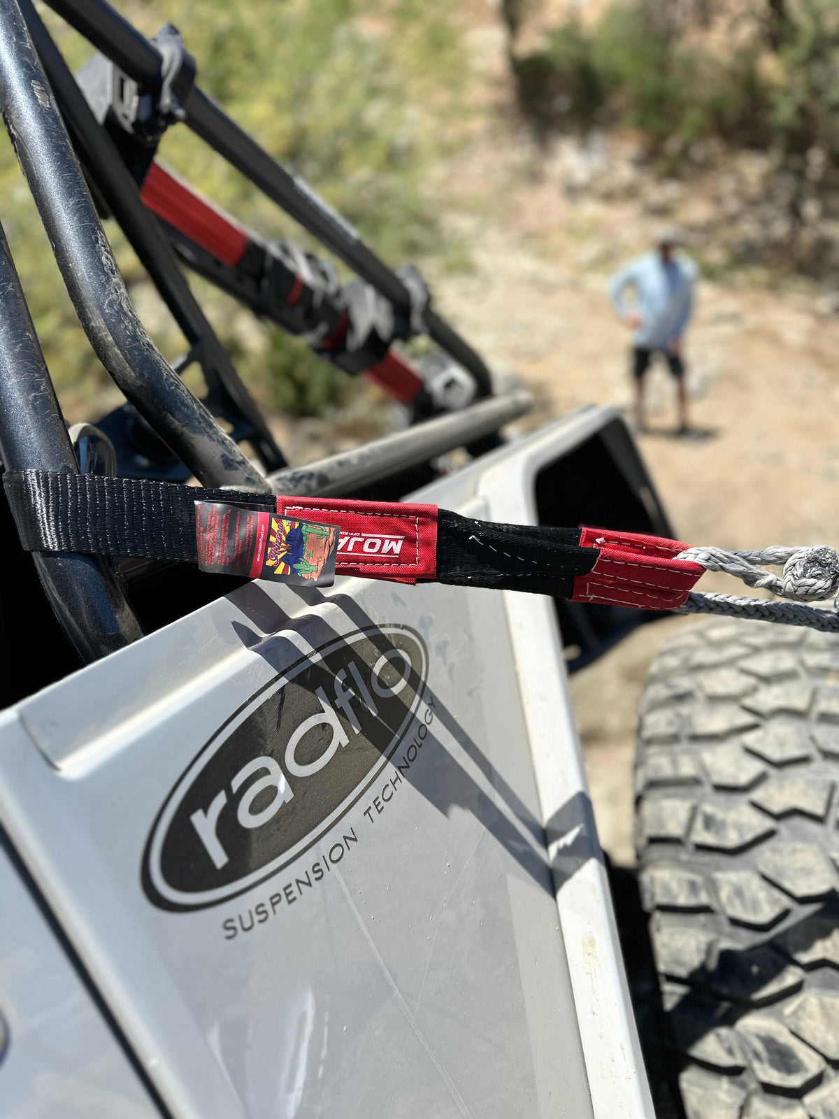 MOJAB 2''x 4' Short Winch Strap-duckduckjeep-offroad-wrangler-gladiator-3d-jeep duck-custom duck-Jeep-The Quacktory-Fun Jeep Ducks-Ducks4Jeep