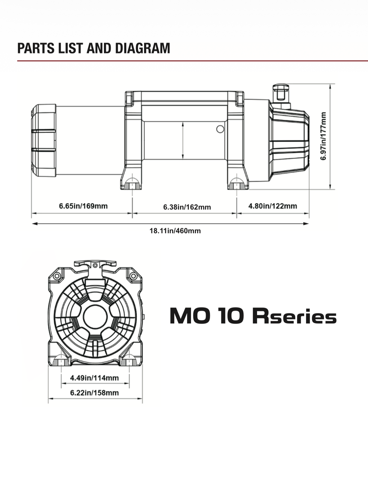 MOJAB MO10.0 R-Series 10,000 lb Off-Road Winch-duckduckjeep-offroad-wrangler-gladiator-3d-jeep duck-custom duck-Jeep-The Quacktory-Fun Jeep Ducks-Ducks4Jeep