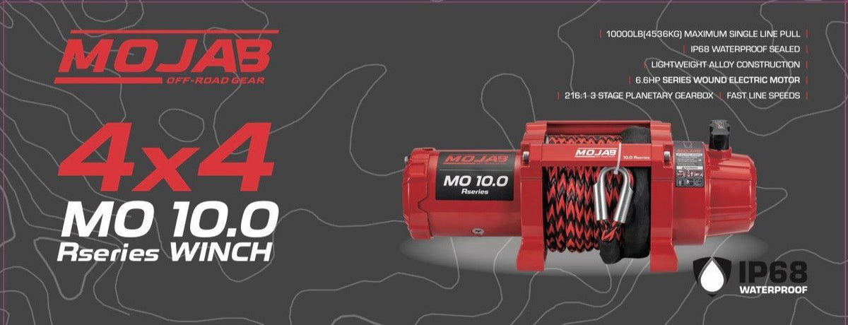 MOJAB MO10.0 R-Series 10,000 lb Off-Road Winch-duckduckjeep-offroad-wrangler-gladiator-3d-jeep duck-custom duck-Jeep-The Quacktory-Fun Jeep Ducks-Ducks4Jeep