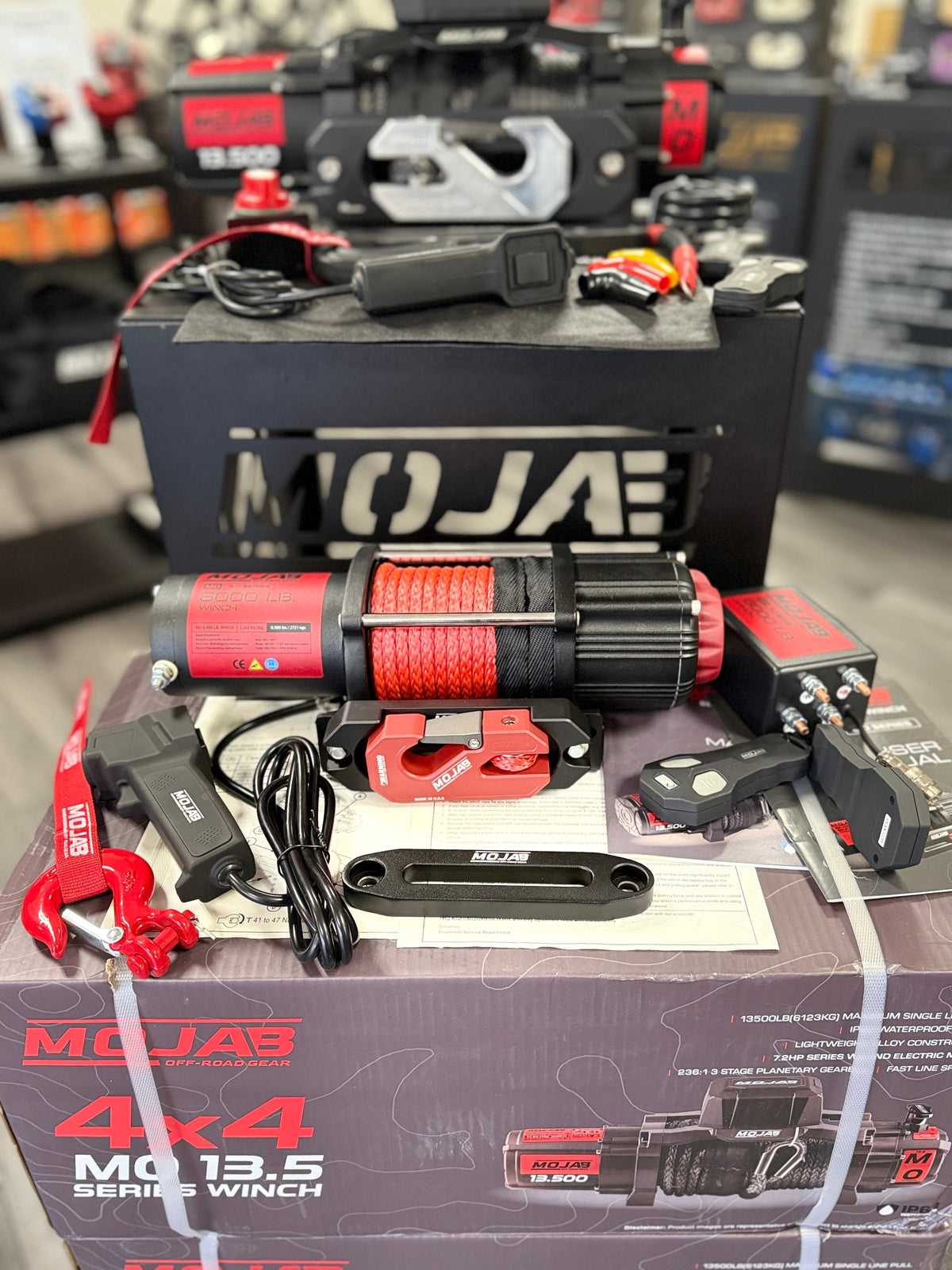 MOJAB MO6.0 Series 6,000 lbs Electric Winch-duckduckjeep-offroad-wrangler-gladiator-3d-jeep duck-custom duck-Jeep-The Quacktory-Fun Jeep Ducks-Ducks4Jeep