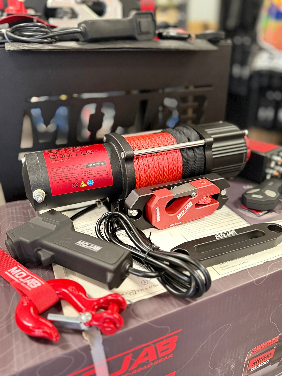 MOJAB MO6.0 Series 6,000 lbs Electric Winch-duckduckjeep-offroad-wrangler-gladiator-3d-jeep duck-custom duck-Jeep-The Quacktory-Fun Jeep Ducks-Ducks4Jeep