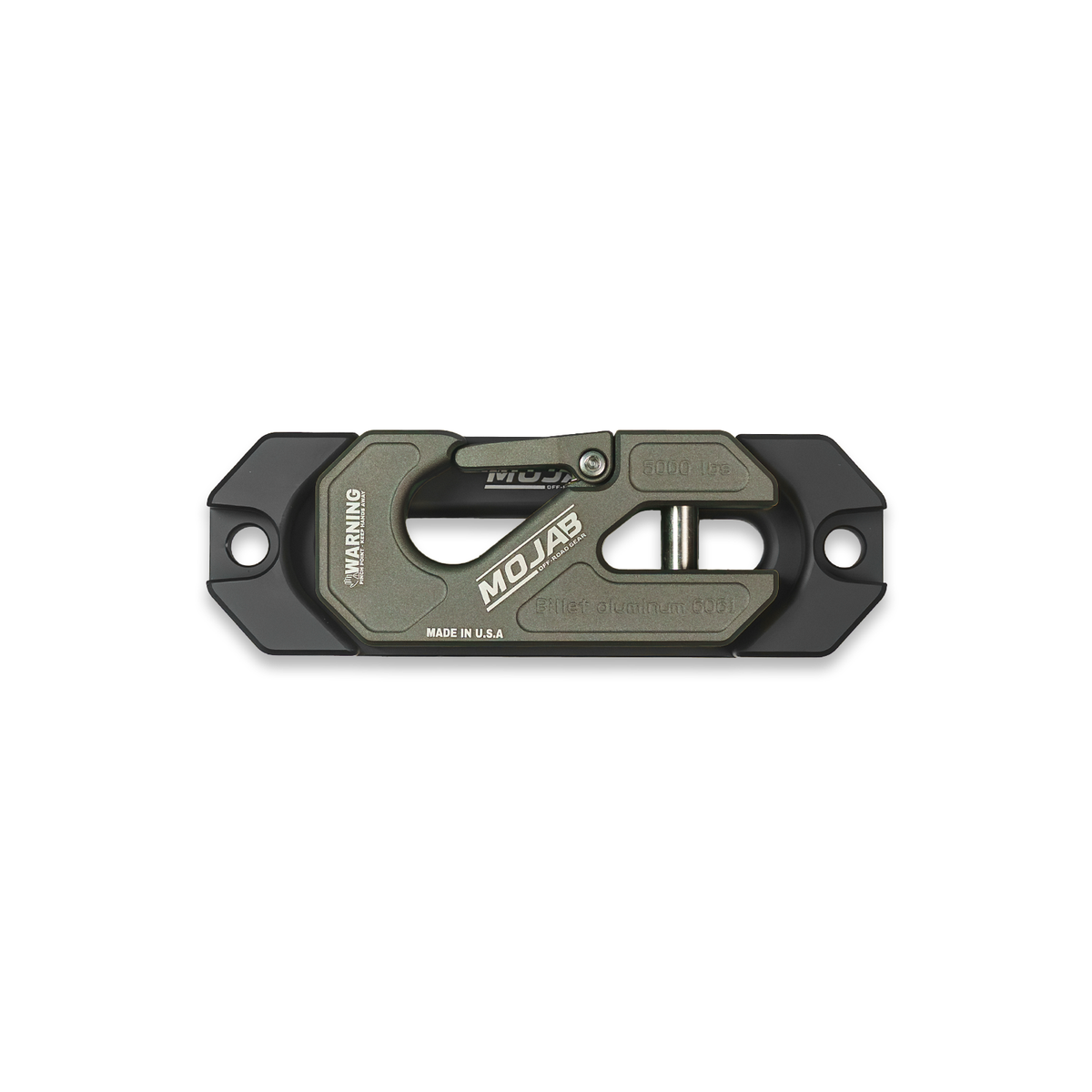 MOJAB UTV/SXS Aluminum Recessed Winch Shackle with Fairlead Kit-duckduckjeep-offroad-wrangler-gladiator-3d-jeep duck-custom duck-Jeep-The Quacktory-Fun Jeep Ducks-Ducks4Jeep