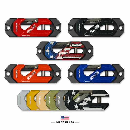 MOJAB UTV/SXS Aluminum Recessed Winch Shackle with Fairlead Kit-duckduckjeep-offroad-wrangler-gladiator-3d-jeep duck-custom duck-Jeep-The Quacktory-Fun Jeep Ducks-Ducks4Jeep