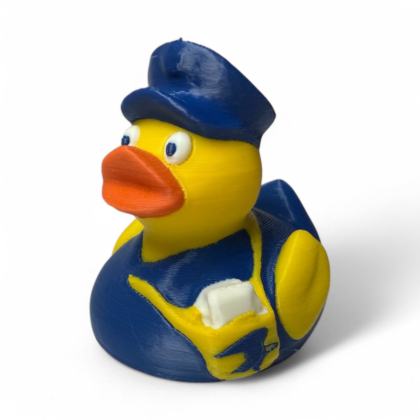 Mail Carrier Duck – 3D-Printed Postal Duck Collectible with Satchel, Hat & Delivery Vibes