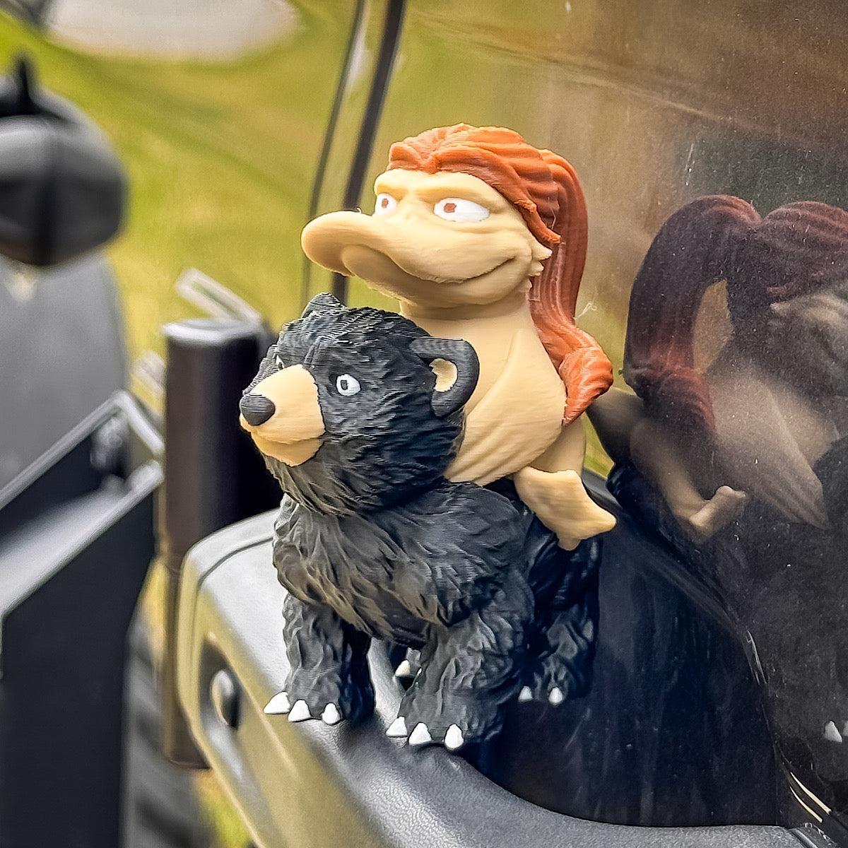 Mamma Bear Smoky Duck-duckduckjeep-offroad-wrangler-gladiator-3d-jeep duck-custom duck-Jeep-The Quacktory-Fun Jeep Ducks-Ducks4Jeep