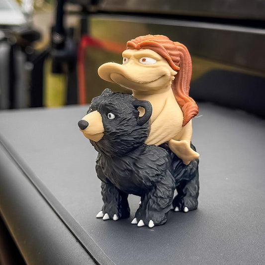 Mamma Bear Smoky Duck-duckduckjeep-offroad-wrangler-gladiator-3d-jeep duck-custom duck-Jeep-The Quacktory-Fun Jeep Ducks-Ducks4Jeep