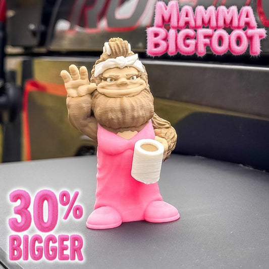 Mamma Bigfoot Deskmate-duckduckjeep-offroad-wrangler-gladiator-3d-jeep duck-custom duck-Jeep-The Quacktory-Fun Jeep Ducks-Ducks4Jeep