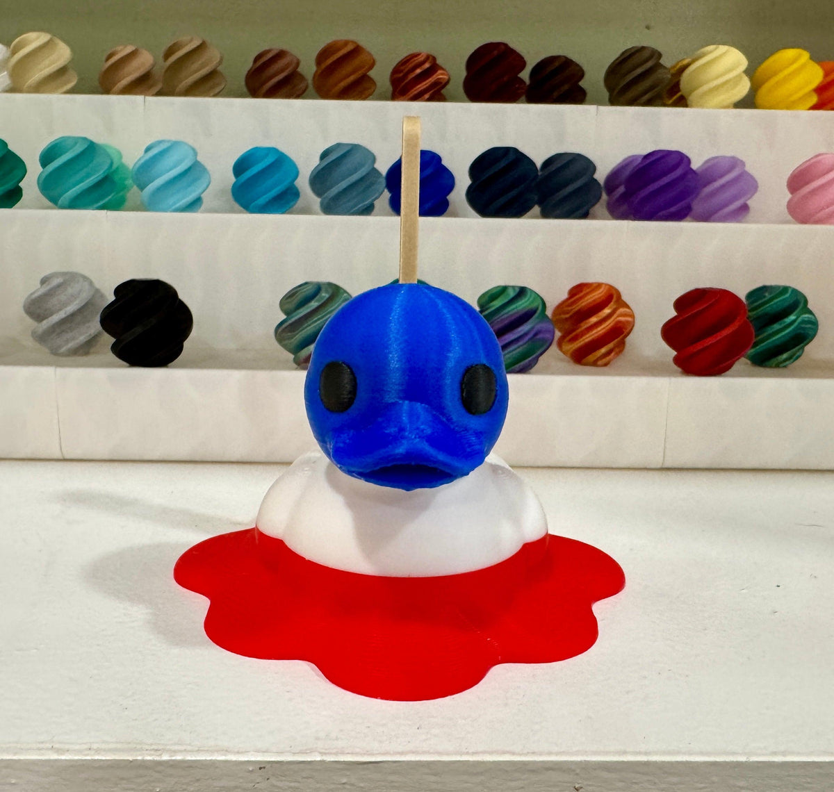 Melted Bombpop Popsicle Duck-duckduckjeep-offroad-wrangler-gladiator-3d-jeep duck-custom duck-Jeep-The Quacktory-Fun Jeep Ducks-Ducks4Jeep